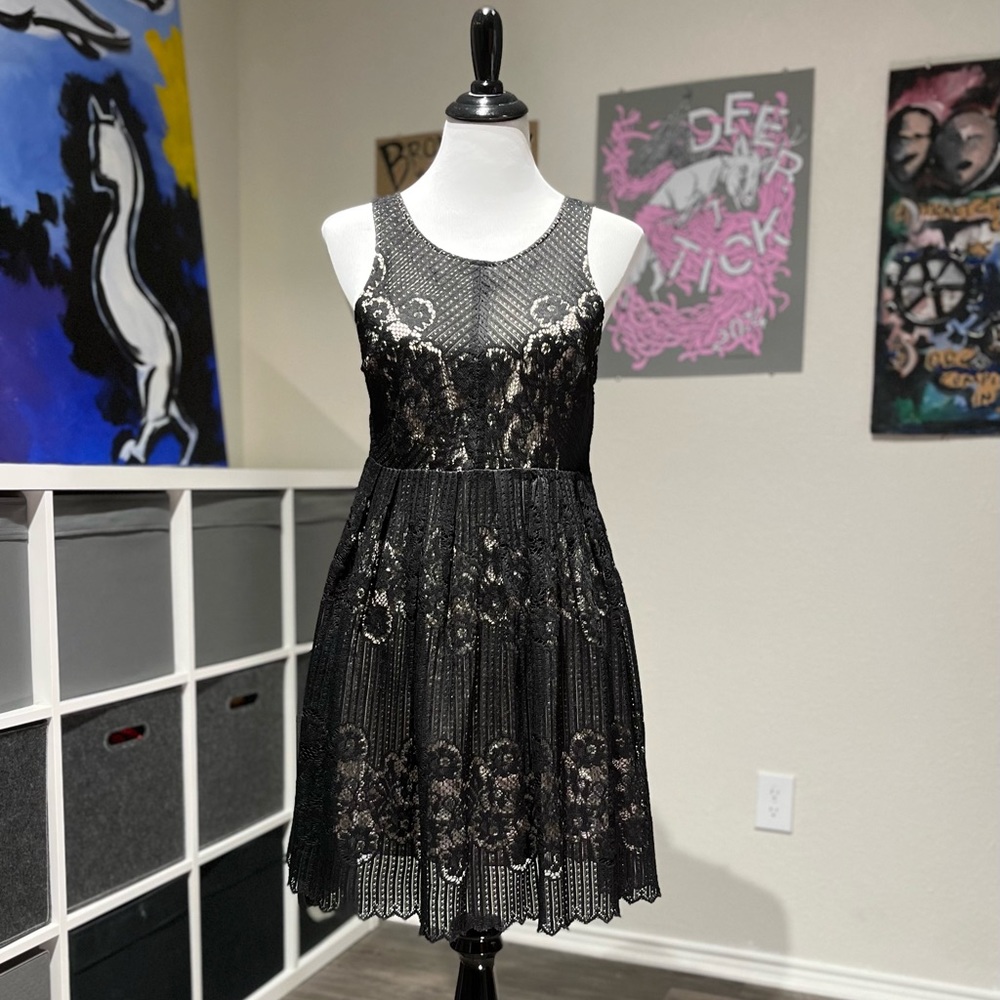 Free People Beautiful Lace Mini Dress